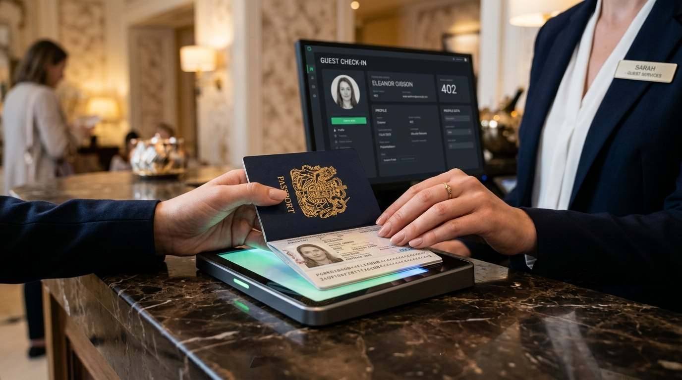 Otellerde KBS AKBS Anlık Kimlik Bildirimi ve Pasaport Okuyucu Entegrasyonu